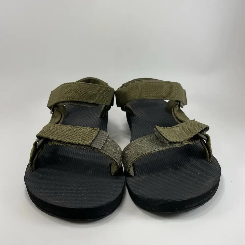 Teva Original Universal Active Sandals Mens Size 9 Olive Green Strappy Athletic
